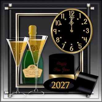 Gif animé bonne année 2027
